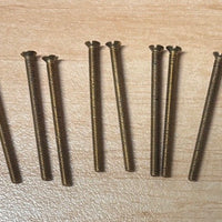 6BA - 1-1/2  inch Countersunk Brass Screws -  Qty 10