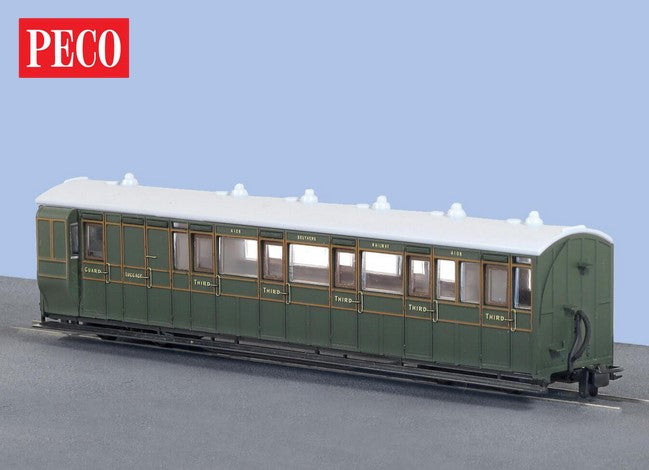 Peco - 00.9 - Narrow Gauge - Brake Composite, SR Livery