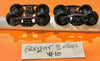 NSWGR Freight Bogies with RP25 metal axle plastic wheels one pair, Pre-used models stock Sale HO #10