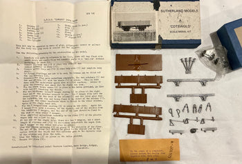 L.N.E.R. ‘Longfit’ Pipe Wagon kit OO. A kit by Sutherland models - A ‘COTSWOLD’ SCALE MODEL KIT - Made in Scotland in 1979 - mint condition with all original instructions un-made condition - PRE-OWNED.