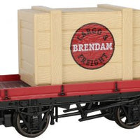 1 PLANK WAGON WITH BRENDAM CARGO & FREIGHT CRATE (HO SCALE) - THOMAS & FRIENDS™,