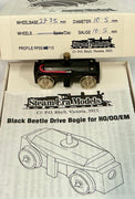BLACK BEETLE DRIVE BOGIES HO - Wheel Base 29.75mm - 10.5mm disc wheels - profile RP25 x 110 - HO - Steam Era Models