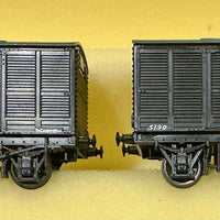 LV x 2 - LIMA NSWGR 4 Wheel Wagons, sell as one lot of two wagons, selling as is with metal wheels no couplers.