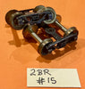 2BR NSWGR Roller Bearing Bogies with RP25 K&M metal wheels one pair, Pre-used models stock Sale HO #15