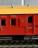 HCX02 - HCX1187 Composite Passenger, Brake Van - Mansard Roof, Indian Red, No Lining, Ochre Mansard Roof - Casula Hobbies Model Railways. *