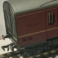 GUV Utility Van in Maroon W86470 BR - PLEASE NOTE: “fitted with Hornby DUBLO Couplers” see photos.- LIMA RAILWAYS OO Scale Item No 305657W