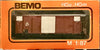 BEMO H0e 9mm #2050 RhB Gb 5041 Gedeckter Guterwagon of the RhB Railway Narrow gauge (PRE-OWNED) HOe 9mm