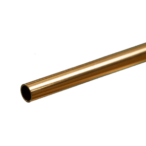 Brass Round Tube  #8130 7/32" OD x 0.014" Wall x 12" Long (1 Piece)