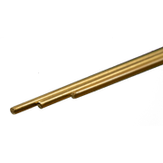 Brass rod  #8162 Round Brass Rod: 1/16" or 1.57mm OD x 12" Long (3 Pieces)