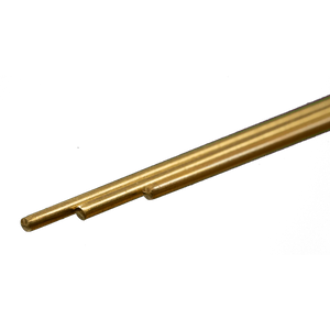 Brass rod  #8162 Round Brass Rod: 1/16" OD x 12" Long (3 Pieces)