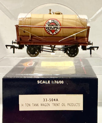 14 TON TANK WAGON “TRENT OIL PRODUCTS” #33-504A  BACHMANN BRANCH LINE PRE-OWNED