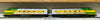 CLP-9 & CLP-11 AN Green / Yellow / Silver Locomotive Twin Pk- TP-1 DC mint Cond,  Pre-owned - Austrains Models.