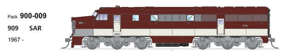509 SDS - 900 Class Locomotive - LOCO #909 - SAR - 1967- DCC With SOUND (SDS900509)