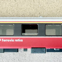 BEMO 3281 102 1st class Passenger car RhB HOe 9mm Narrow gauge  (PRE-OWNED) HOe 9mm