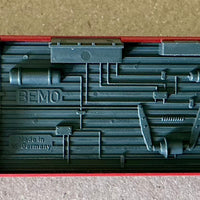 BEMO 3259 pass-car Furka Oberalp pass car "HOm 12mm" Narrow gauge  (PRE-OWNED) HOm 12mm