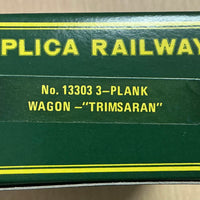 3 Plank Open Wagon “TRIMSARAN” OO  #13303- REPLICA RAILWAYS WAGONS PRE-OWNED