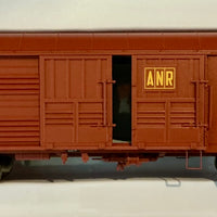 LX Vans LX 154 ANR Oxide Red with ANR Logos. Wagon: 40'2" LOUVRE VAN-  - On Track Models