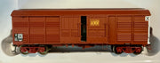 LX Vans LX 154 ANR Oxide Red with ANR Logos. Wagon: 40'2" LOUVRE VAN-  - On Track Models