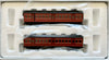 Sydney Suburban Electrics 1x Wooden Trailers 1 x Wooden Driver Trailer car set #548  Tuscan/Buff Lines, Minimodels HO (Non Powered) UN-USED.