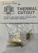 THERMAL CUTOUT, Protects your vital power supply, avoids costly transformer burnouts. 3 amp blue pack. "A TRAINS"
