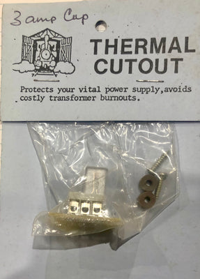 THERMAL CUTOUT, Protects your vital power supply, avoids costly transformer burnouts. 3 amp blue pack. 