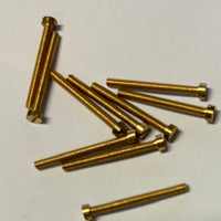 9BA CHEESEHEAD 3/4 inch Brass Screws Qty 10