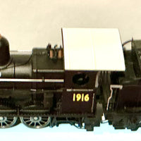 V11 Z1916 Z19 DCC Sound, Thow cab, white Cab roof, Black with painted handrails - NO ELECTRICAL GEN, HEADLIGHT, MARKER LIGHTS, with Beyer Peacock 6 Wheel Tender, Casula Hobbies Model Railways. RTR