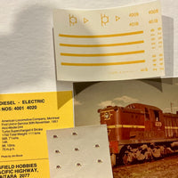 40 CLASS N.S.W.G.R. DIESEL LOCOMOTIVE, IN VERY GOOD NEW CONDITION, UN-PAINTED NEW, TEST RUN. MANSFIELD BRASS MODEL