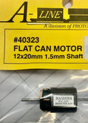 A-LINE HO : 12mm x 20mm with 1.5mm x 8mm double end shaft 12 VOLTS "A-LINE models"  #40323