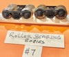 NSWGR Roller Bearing Bogies with RP25 N-Silver metal wheels one pair, Pre-used models stock Sale HO #7