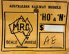 AE - VICTORIAN RAILWAYS PASSENGER CAR - RESIN KIT -  HO MODEL KIT FROM "MRC" MODELS COMES AS IN PHOTO.