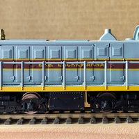 ERIE LACKAWANNA USA Diesel  Locomotive EL 509 By AHM DC HO 2nd Hand Model SEE PHOTO OF THE ROOF DAMAGE