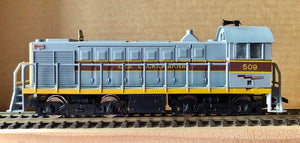 ERIE LACKAWANNA USA Diesel  Locomotive EL 509 By AHM DC HO 2nd Hand Model SEE PHOTO OF THE ROOF DAMAGE