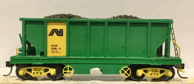 AHUF 1996-A Ballast wagon - AN Green with LOAD 