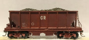 AHUF 1997-J Ballast wagon - CR RED with LOAD "Hand Built R.T.R. Models" Note; Orders over a $100.00 a free postage is offered.