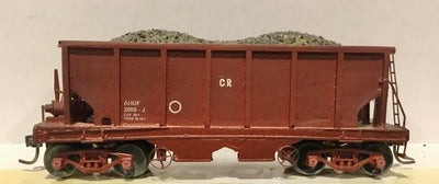 AHUF 2005-J Ballast wagon - CR RED with LOAD 
