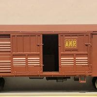 ALGX 35F Bogie LOUVRE Van ANR (red). Opening Doors/ bogie/metal wheels/ Kadee couplers. TRAINORAMA MODEL
