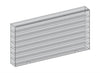 Auscision - Wall Display Case - AMA-54 HO Scale Clear Frame/Mirror Back & Shelves (Pick up Only)