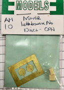 AM10  CPH Railmotor add on detailing parts, one "Letterbox and Two Discs" - AM Models