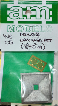 WS05 NSWGR 8" inch DRAINIG PIT & GATE METAL & BRASS AM MODEL - AM Models