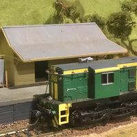 869 CLASS AUSTRALIAN NATIONAL DCC (address 869) LOCOMOTIVE Powerline body on a AR Kits 45 Class Chassis selling as is, handrails missing, in good running order, no original box 2nd Hand HO