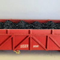 AOKF 1027-M  ANR COAL WAGON with COAL LOAD - BGB BUILT KIT GOODS WAGONS OF RAILWAYS OF AUSTRALIA NEW & 2nd Hand models