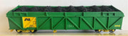 AOKF1049-A  Aus-Nat Rail COAL WAGON with COAL LOAD Kadee couplers, metal wheels - NEW HAND BUILT KIT GOODS WAGONS OF RAILWAYS OF AUSTRALIA HO