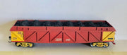 AOKF2105-Y  ANR red COAL WAGON with COAL LOAD Kadee couplers, metal wheels - NEW HAND BUILT KIT GOODS WAGONS OF RAILWAYS OF AUSTRALIA HO