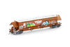 NGH-75  BGKF Grain Hopper, Wagon Number: BGKF-1182-H  Faded SRA Red with SSR Logos, Grain Lid, DCA Bogies & Graffiti - Single Wagon; AUSCISION