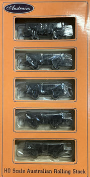Pre Owned - S Truck Wagons NSWGR - Pk008 - 5 pack set S Trucks - Austrains Models