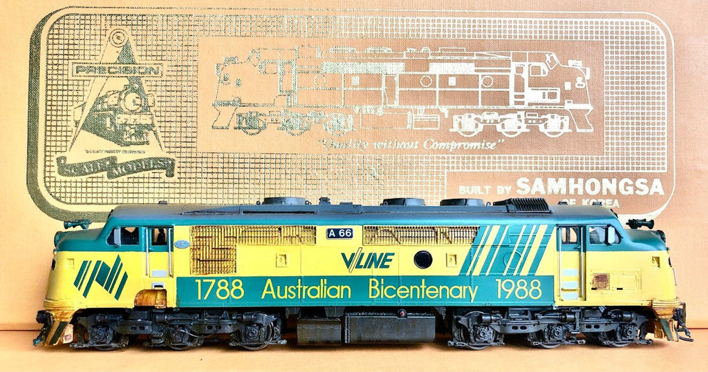 A66 BICENTENRARY LIVERY LIMITED EDITION No 20 of 100 LOCOMOTIVE VR A CLASS BRASS MODEL By PRECISION SCALE MODELS BRASS. PSM Victorian Railways