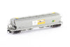AGH-1 - XGAY GRAIN HOPPER, AWB-AN Access Gray - Yellow with large Logo - HO 4 Wagon Pack - NEW - AUSCISION MODELS (Copy) (Copy)