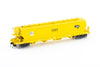 AGH-8 - BGSY GRAIN HOPPER, GWF-SSR - Yellow with large Logo - HO 4 Wagon Pack - NEW - AUSCISION MODELS