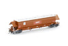 BGKF ( NGH-66 ) Grain Hopper, Faded SRA Red with SSR Logos, Grain Lids & DCA Bogies - NGH-66 - 4 Wagon Pack - AUSCISION MODELS HO
